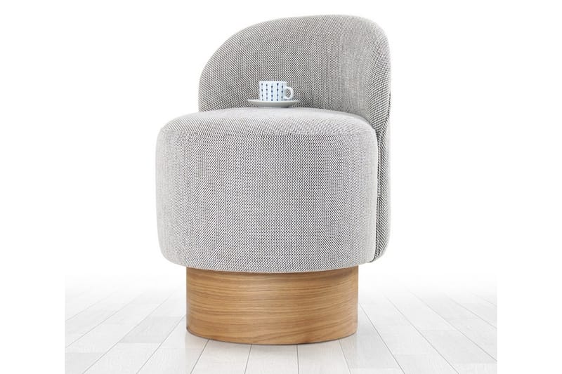 Muktan Sittpuff 47 cm - Grå - Möbler - Fåtölj & stolar - Pall & puff - Sittpuff