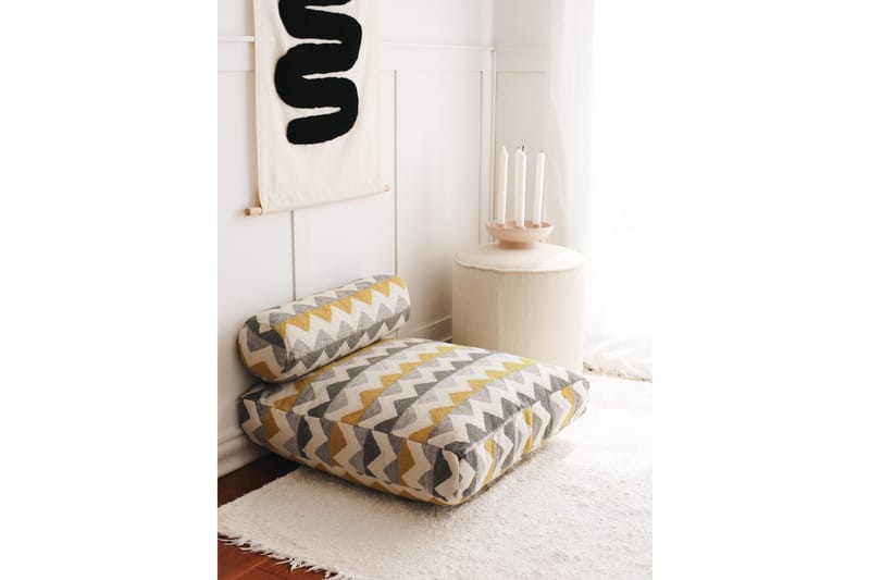 Munkad Sittpuff 70 cm - Flerfärgad - Möbler - Fåtölj & stolar - Pall & puff - Sittpuff