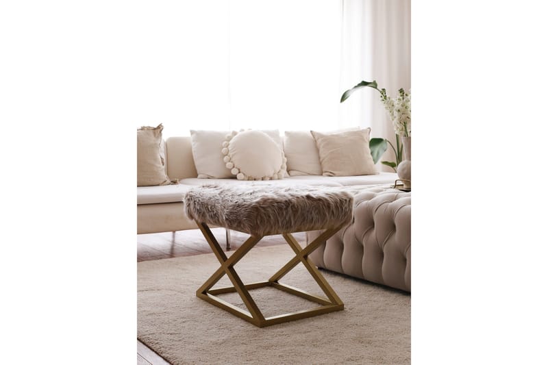 Murmu Sittpuff 50 cm - Brun - Möbler - Fåtölj & stolar - Pall & puff - Sittpuff