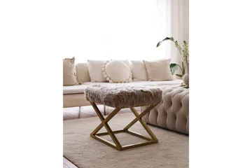 Murmu Sittpuff 50 cm - Brun - Möbler - Fåtölj & stolar - Pall & puff - Sittpuff