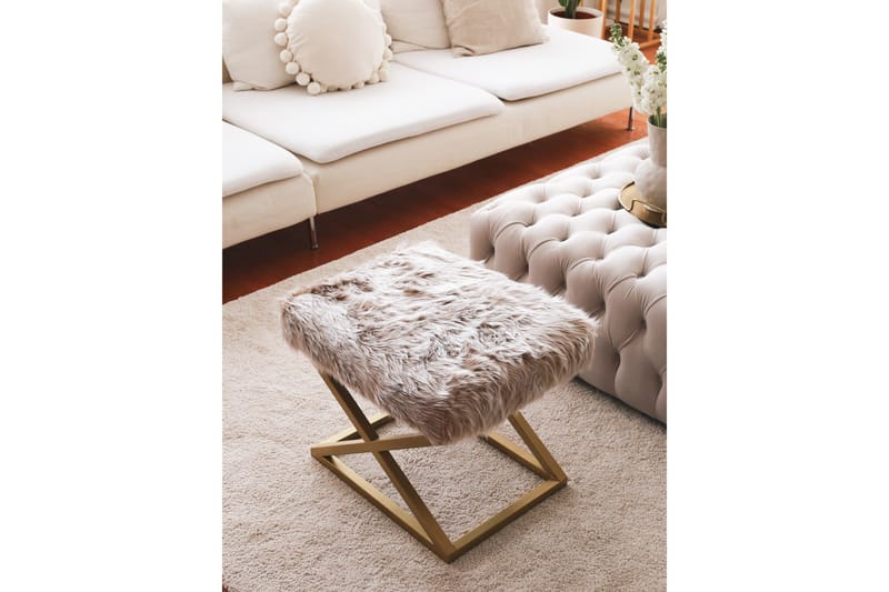 Murmu Sittpuff 50 cm - Brun - Möbler - Fåtölj & stolar - Pall & puff - Sittpuff