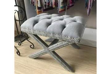 Mursida Sittpuff 60 cm - Grå - Möbler - Fåtölj & stolar - Pall & puff - Sittpuff