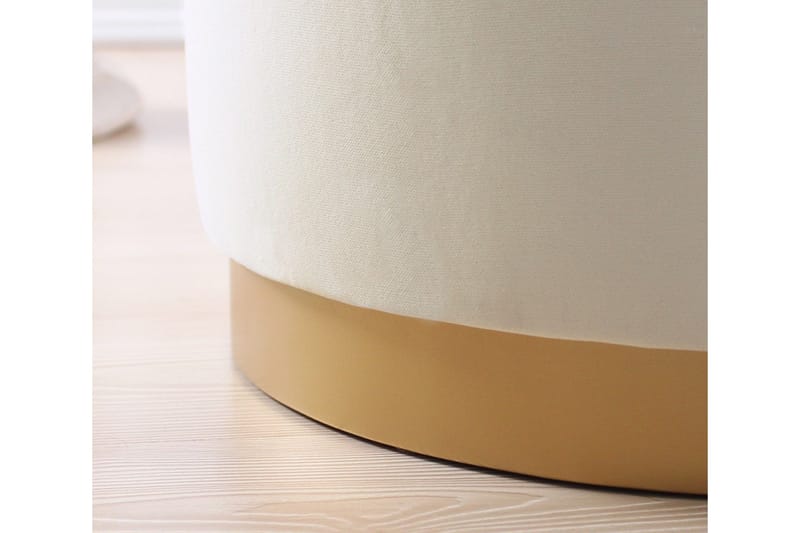 Murwillumbah Sittpuff 45 cm - Beige - Möbler - Fåtölj & stolar - Pall & puff - Sittpuff