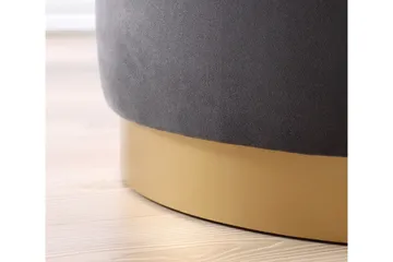 Murwillumbah Sittpuff 45 cm - Mörkgrå - Möbler - Fåtölj & stolar - Pall & puff - Sittpuff