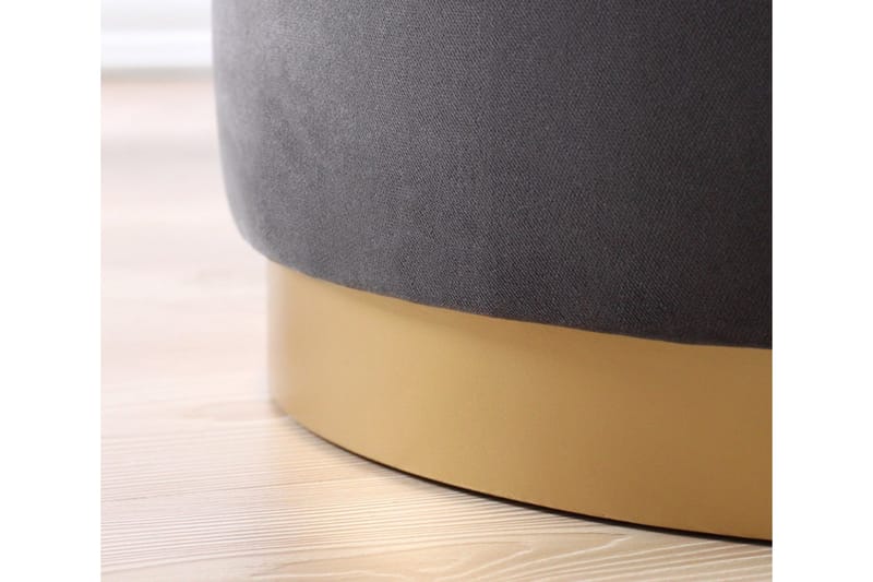 Murwillumbah Sittpuff 45 cm - Mörkgrå - Möbler - Fåtölj & stolar - Pall & puff - Sittpuff