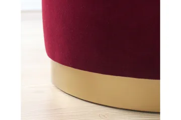 Murwillumbah Sittpuff 45 cm - Röd - Möbler - Fåtölj & stolar - Pall & puff - Sittpuff