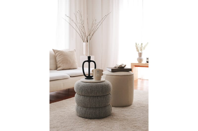 Musibat Sittpuff 40 cm - Grå - Möbler - Fåtölj & stolar - Pall & puff - Sittpuff