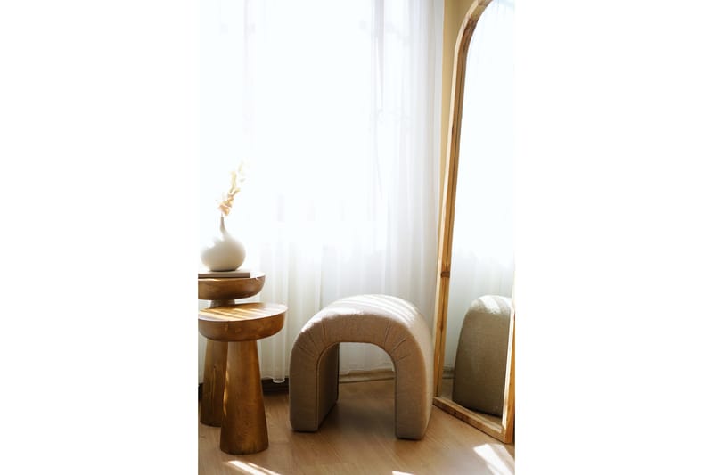 Nagar Sittpuff 51 cm - Brun - Möbler - Fåtölj & stolar - Pall & puff - Sittpuff