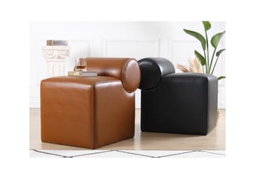 Nahar Sittpuff 45 cm - Brun - Möbler - Fåtölj & stolar - Pall & puff - Sittpuff