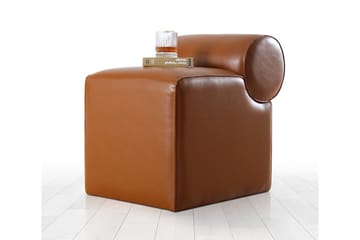 Nahar Sittpuff 45 cm - Brun - Möbler - Fåtölj & stolar - Pall & puff - Sittpuff