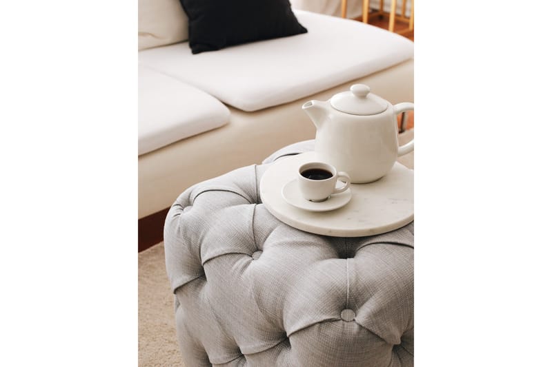 Naman Sittpuff 48 cm - Grå - Möbler - Fåt ölj & stolar - Pall & puff - Sittpuff