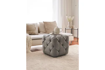 Naman Sittpuff 48 cm - Grå - Möbler - Fåtölj & stolar - Pall & puff - Sittpuff