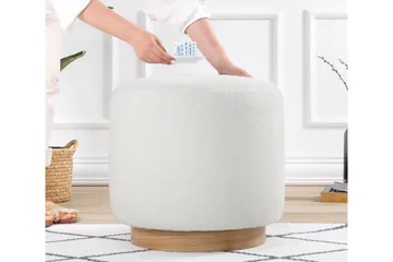 Namra Sittpuff 45 cm - Cream - Möbler - Fåtölj & stolar - Pall & puff - Sittpuff