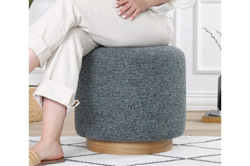 Namra Sittpuff 45 cm - Grå - Möbler - Fåtölj & stolar - Pall & puff - Sittpuff