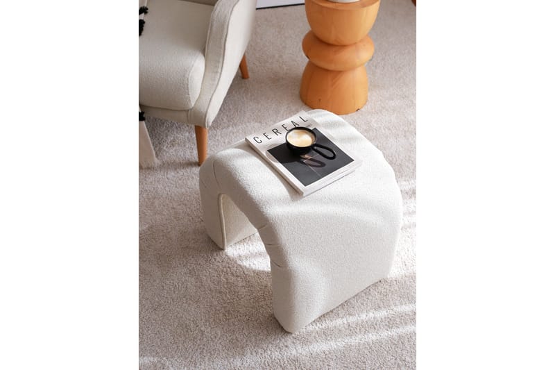 Narayran Sittpuff 51 cm - Cream - Möbler - Fåtölj & stolar - Pall & puff - Sittpuff