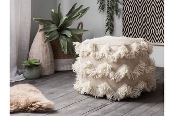 Nashik Sittpuff 45 cm - Beige - Möbler - Fåtölj & stolar - Pall & puff - Sittpuff