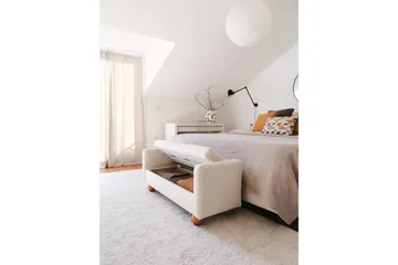 Natsuko Sittpuff 115 cm - Vit - Möbler - Fåtölj & stolar - Pall & puff - Sittpuff