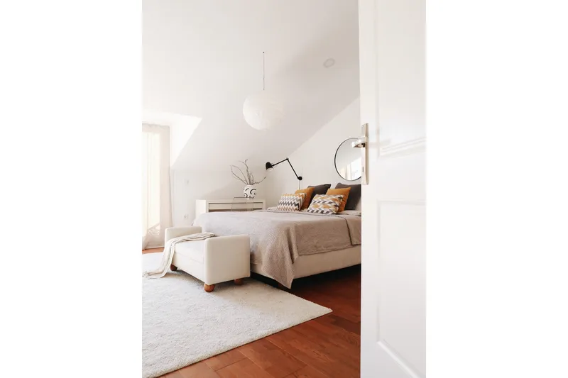 Natsuko Sittpuff 115 cm - Vit - Möbler - Fåtölj & stolar - Pall & puff - Sittpuff