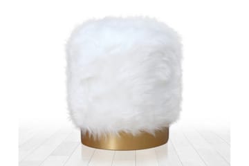 Needles Sittpuff 40 cm - Vit - Möbler - Fåtölj & stolar - Pall & puff - Sittpuff