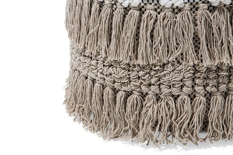 Noida Sittpuff 44 cm - Beige - Möbler - Fåtölj & stolar - Pall & puff - Sittpuff