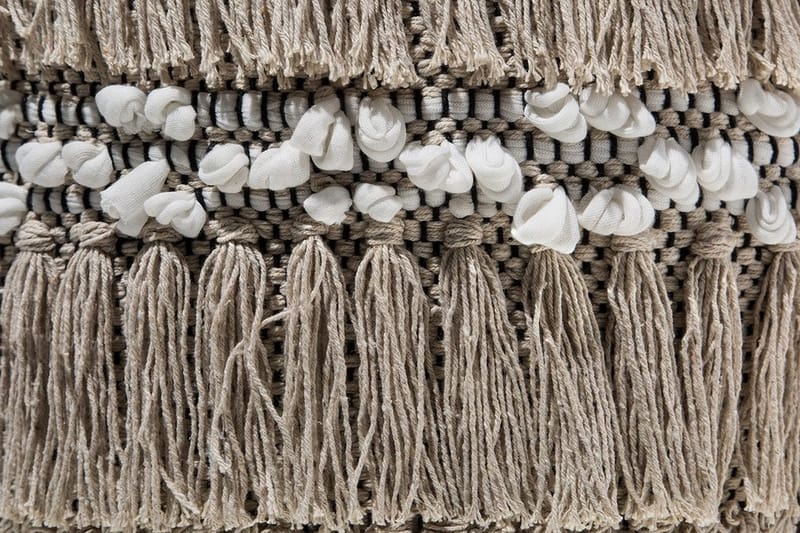 Noida Sittpuff 44 cm - Beige - Möbler - Fåtölj & stolar - Pall & puff - Sittpuff