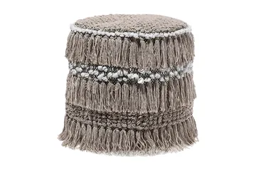 Noida Sittpuff 44 cm - Beige - Möbler - Fåtölj & stolar - Pall & puff - Sittpuff