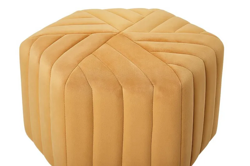 Oakbrook Sittpuff - Gul - Möbler - Fåtölj & stolar - Pall & puff - Sittpuff