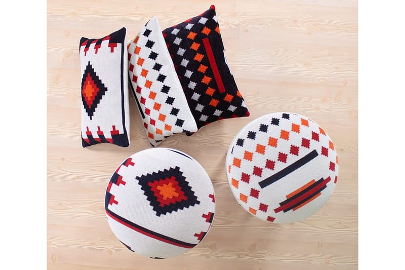 Opelousas Sittpuff 46 cm - Flerfärgad - Möbler - Fåtölj & stolar - Pall & puff - Sittpuff