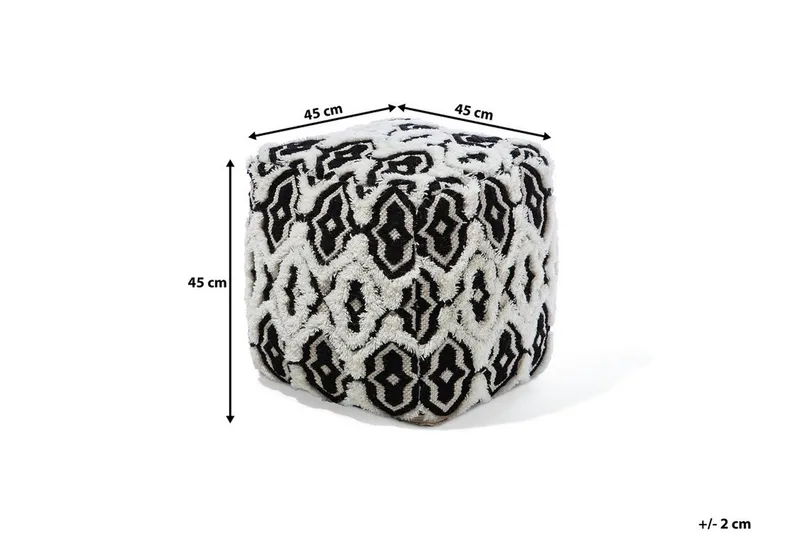 Orai Sittpuff 45 cm - Svart - Möbler - Fåtölj & stolar - Pall & puff - Sittpuff