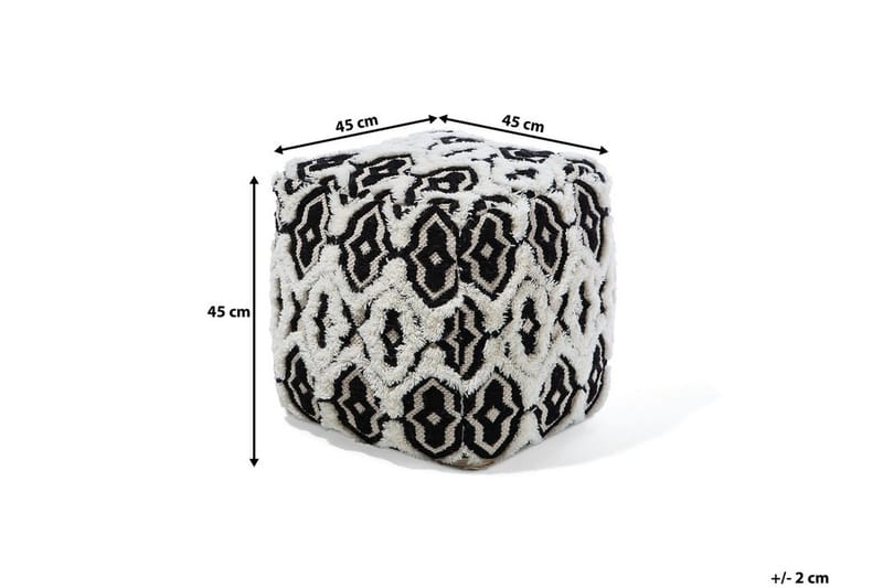 Orai Sittpuff 45 cm - Svart - Möbler - Fåtölj & stolar - Pall & puff - Sittpuff