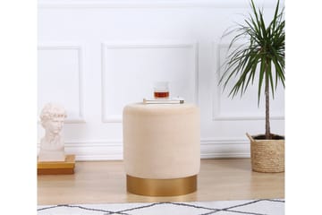 Owensboro Sittpuff 40 cm - Beige - Möbler - Fåtölj & stolar - Pall & puff - Sittpuff