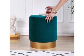 Owensboro Sittpuff 40 cm - Blå - Möbler - Fåtölj & stolar - Pall & puff - Sittpuff