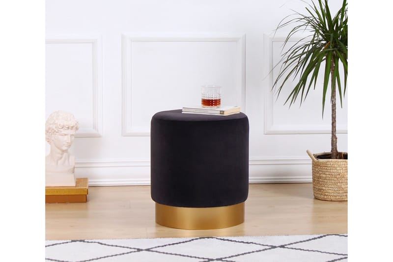 Owensboro Sittpuff 40 cm - Grå - Möbler - Fåtölj & stolar - Pall & puff - Sittpuff