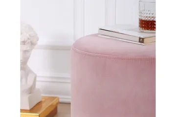 Owensboro Sittpuff 40 cm - Rosa - Möbler - Fåtölj & stolar - Pall & puff - Sittpuff