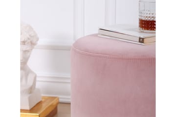 Owensboro Sittpuff 40 cm - Rosa - Möbler - Fåtölj & stolar - Pall & puff - Sittpuff