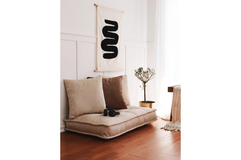 Parul Sittpuff 100 cm - Cream - Möbler - Fåtölj & stolar - Pall & puff - Sittpuff