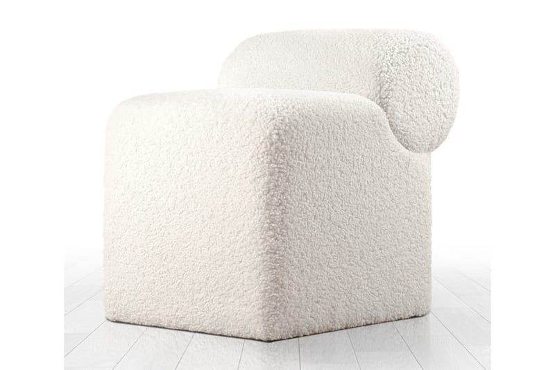 Patava Sittpuff 45 cm - Vit - Möbler - Fåtölj & stolar - Pall & puff - Sittpuff