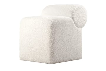 Patava Sittpuff 45 cm - Vit - Möbler - Fåtölj & stolar - Pall & puff - Sittpuff