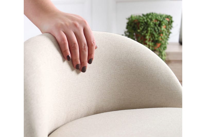 Philippi Sittpuff 42 cm - Beige - Möbler - Fåtölj & stolar - Pall & puff - Sittpuff