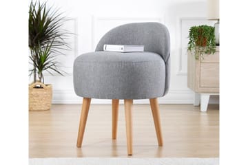 Philippi Sittpuff 42 cm - Grå - Möbler - Fåtölj & stolar - Pall & puff - Sittpuff