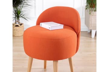 Philippi Sittpuff 42 cm - Orange - Möbler - Fåtölj & stolar - Pall & puff - Sittpuff