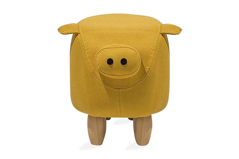 Piggy Sittpuff 50 cm, Gul