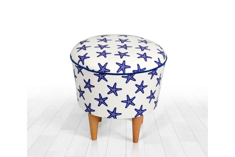 Pradera Sittpuff 42 cm - Blå - Möbler - Fåtölj & stolar - Pall & puff - Sittpuff