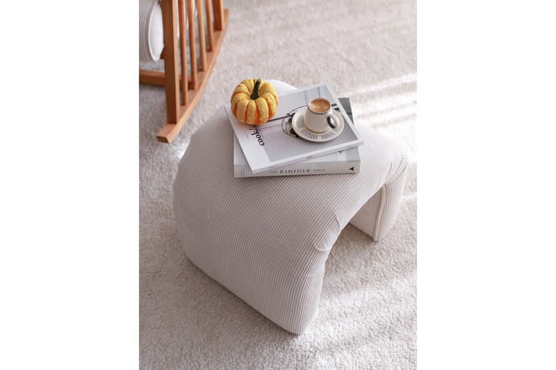 Ramdas Sittpuff 51 cm - Vit - Möbler - Fåtölj & stolar - Pall & puff - Sittpuff