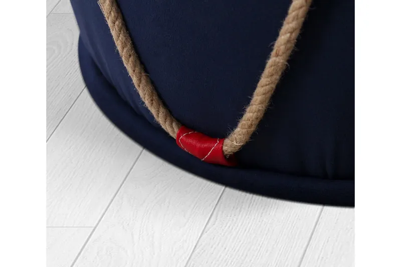 Redlands Sittpuff 42 cm - Blå - Möbler - Fåtölj & stolar - Pall & puff - Sittpuff