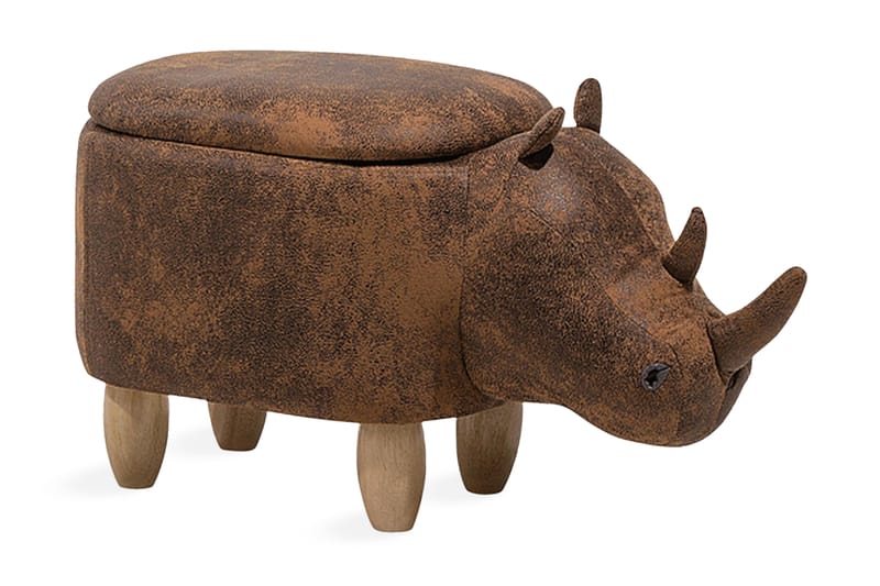 Sittpuff Rhino 60 cm - Brun - Sittpuff