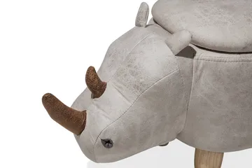 Rhino Sittpuff 60 cm - Grå - Möbler - Fåtölj & stolar - Pall & puff - Sittpuff