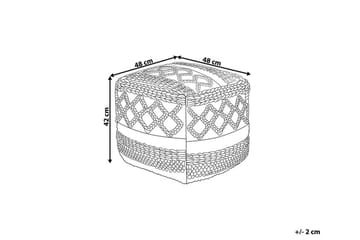 Sagar Sittpuff 48 cm - Flerfärgad - Möbler - Fåtölj & stolar - Pall & puff - Sittpuff