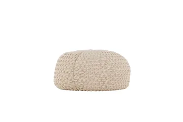 Sam Sittpuff - Beige - Möbler - Fåtölj & stolar - Pall & puff - Sittpuff