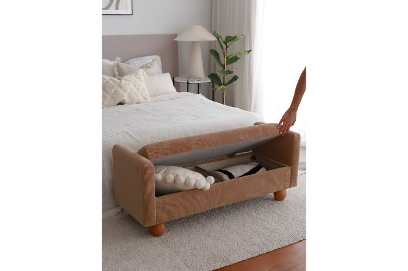 Sandikli Sittpuff 115 cm - Camel - Möbler - Fåtölj & stolar - Pall & puff - Sittpuff